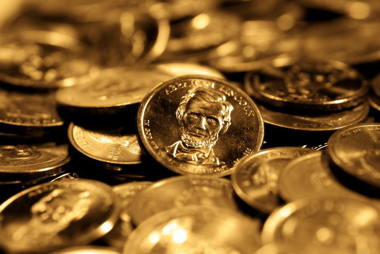 Gold coins in allocated gold storage