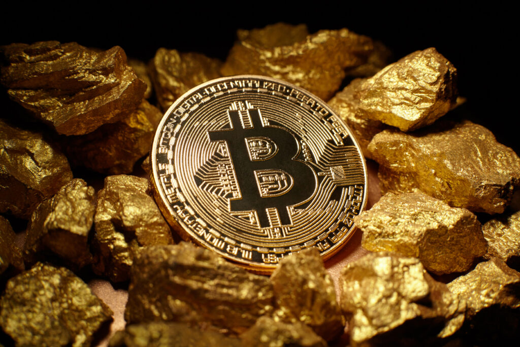 Bitcoin compared to physical gold